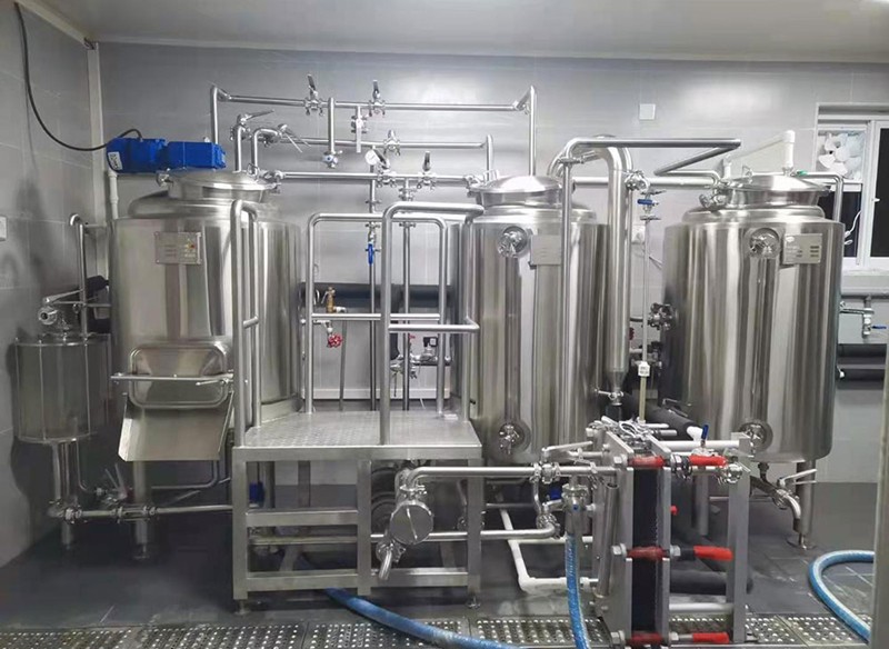 two vessels-beer making-craft beer brewing-200L beer making system-brewery.jpg